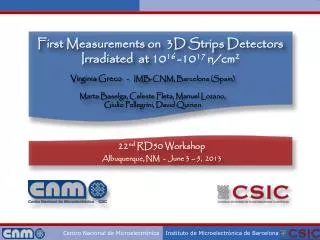 First Measurements on 3D Strips Detectors Irradiated at 10 16 -10 17 n/cm 2