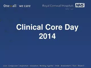 Clinical Core Day 2014