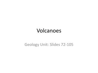 Volcanoes