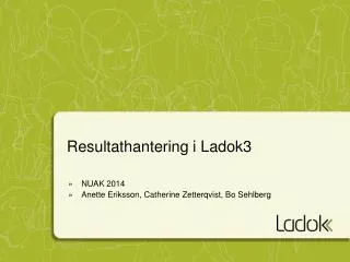 resultathantering i ladok3