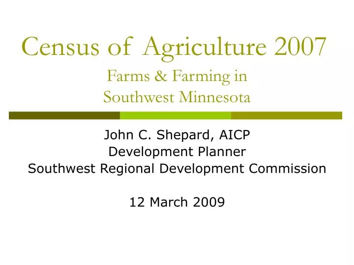 census of agriculture 2007