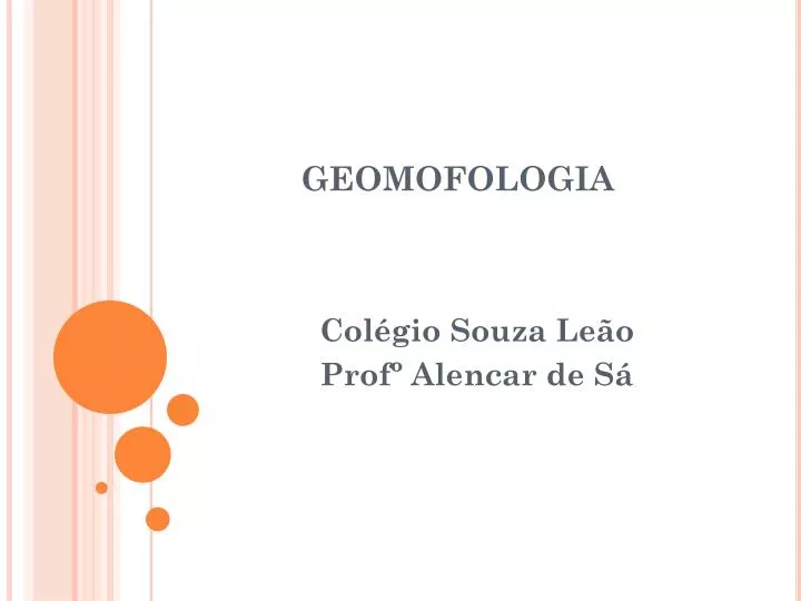 geomofologia