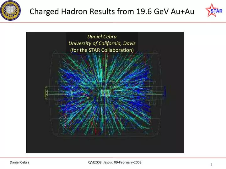 charged hadron results from 19 6 gev au au