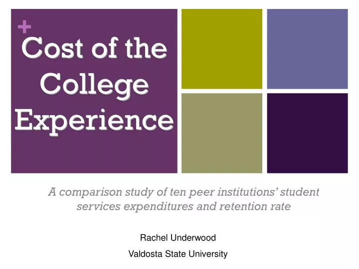 cost of the college experience