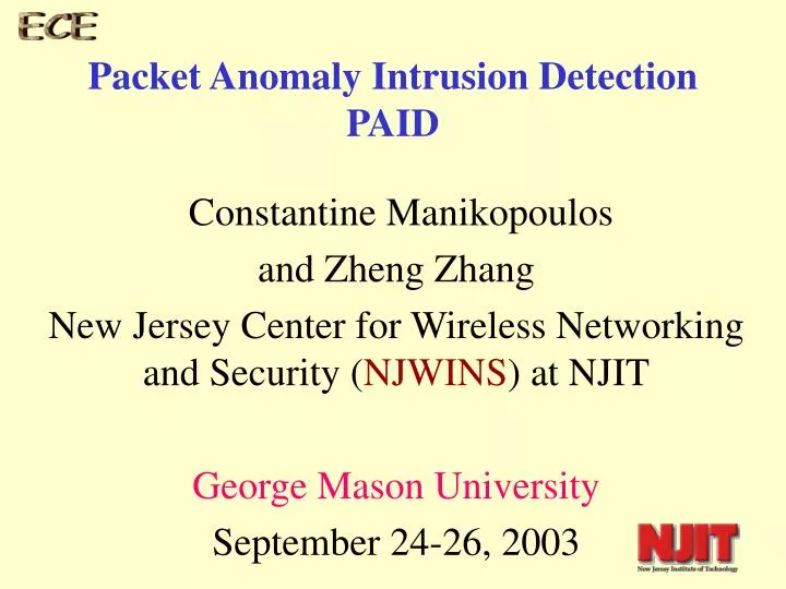 packet anomaly intrusion detection paid