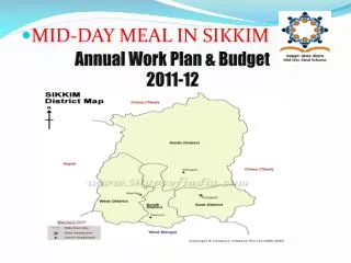 MID-DAY MEAL IN SIKKIM