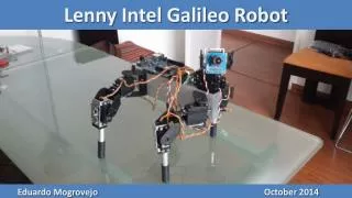 Lenny Intel Galileo Robot