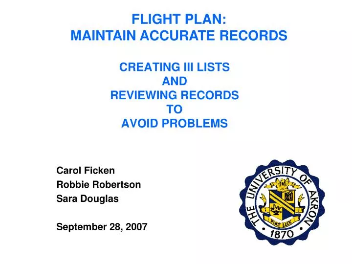 creating iii lists and reviewing records to avoid problems