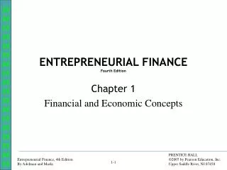 ENTREPRENEURIAL FINANCE Fourth Edition