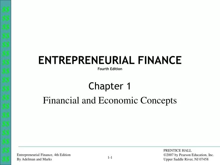 entrepreneurial finance fourth edition