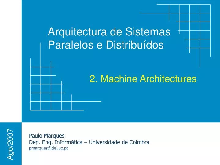 2 machine architectures