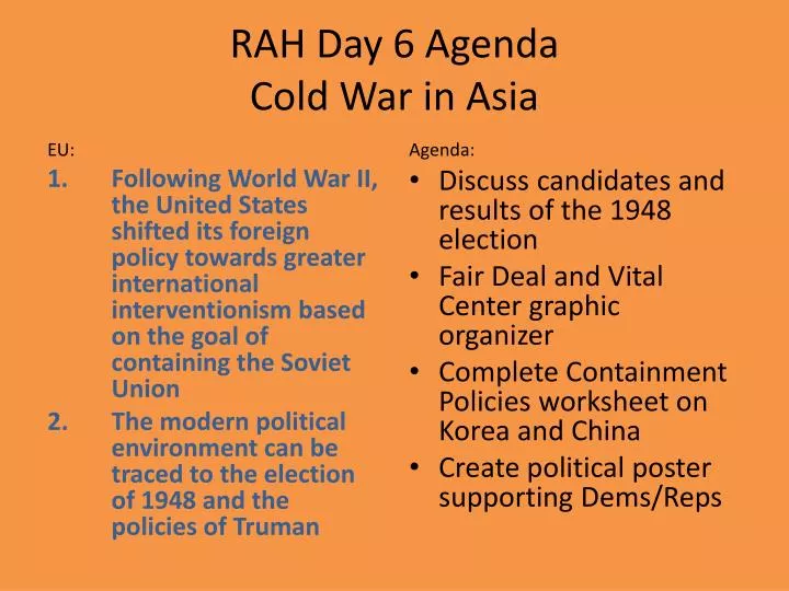 rah day 6 agenda cold war in asia