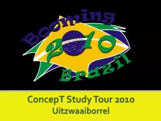 concept study tour 2010 uitzwaaiborrel