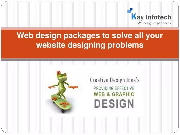 web design packages to solve all your website designing problems