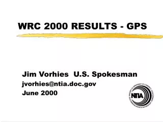 WRC 2000 RESULTS - GPS