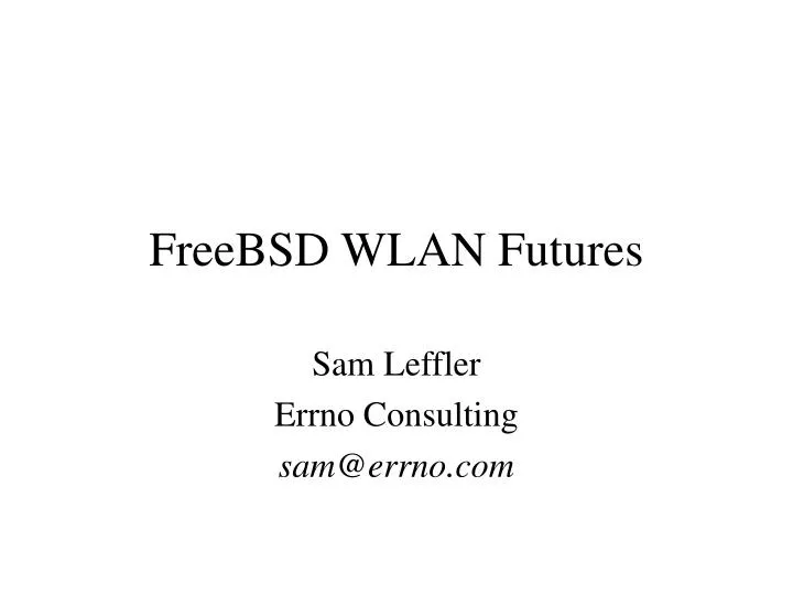 freebsd wlan futures