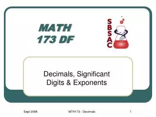 MATH 173 DF