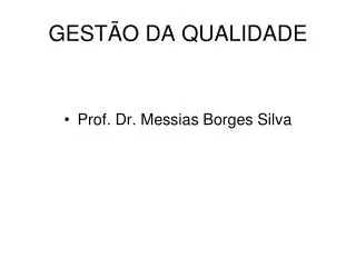 gest o da qualidade