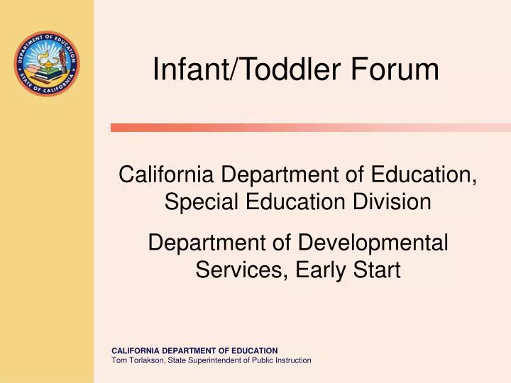 infant toddler forum