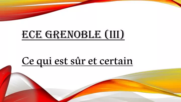 ece grenoble iii