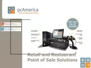 Retail and Restaurant Point of Sale Solutions