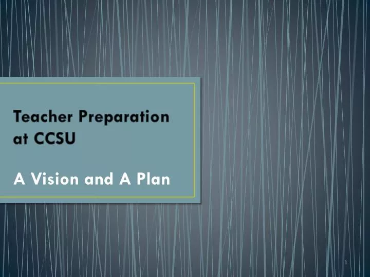 teacher preparation at ccsu