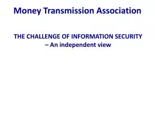 Money Transmission Association