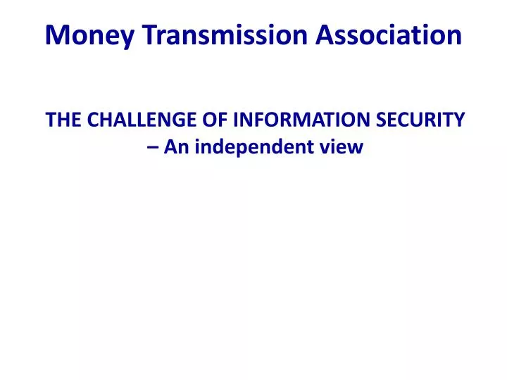 money transmission association