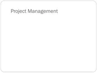 Project Management