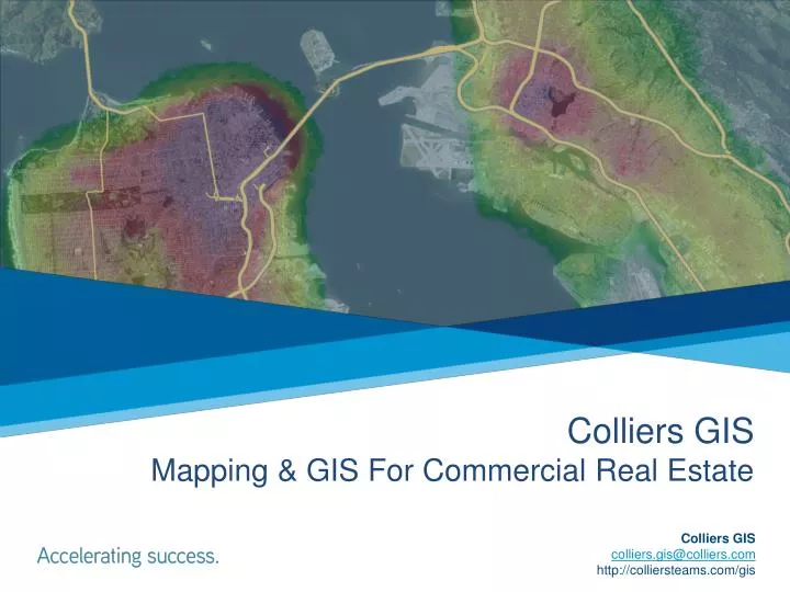 colliers gis mapping gis for commercial real estate