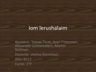 iom ierushalaim