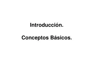 introducci n conceptos b sicos