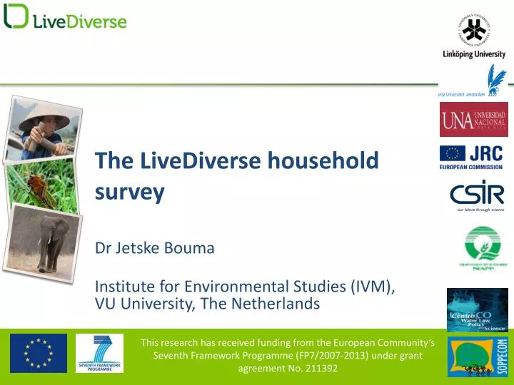 the livediverse household survey