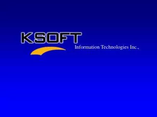 Information Technologies Inc.,