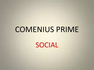 COMENIUS PRIME