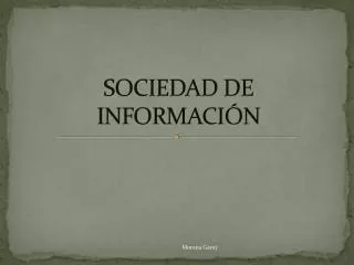 sociedad de informaci n