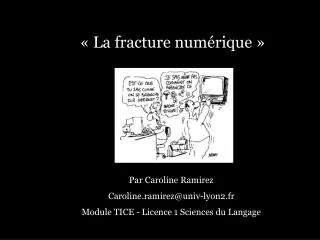 la fracture num rique