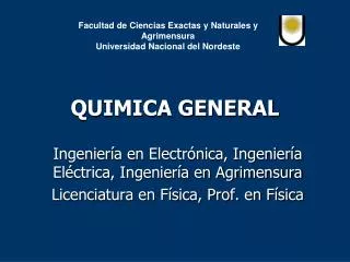 quimica general