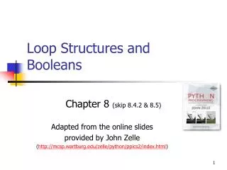 Loop Structures and Booleans