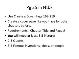 Pg 35 in Ntbk