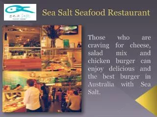 Sea Salt, the Seafood Shop in Melbourne