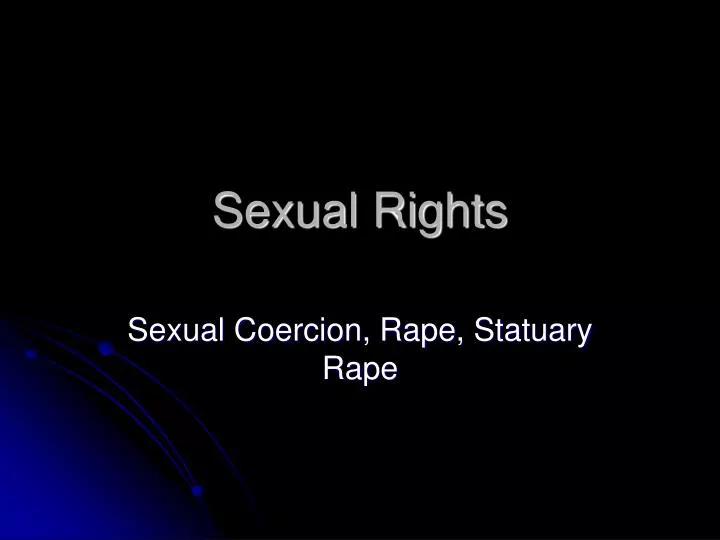 sexual rights