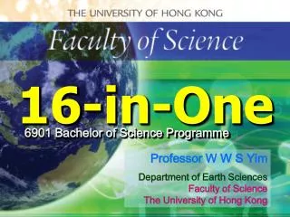 The University of Hong Kong Faculty of Science