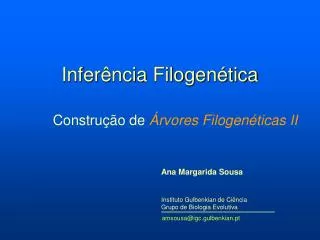 infer ncia filogen tica