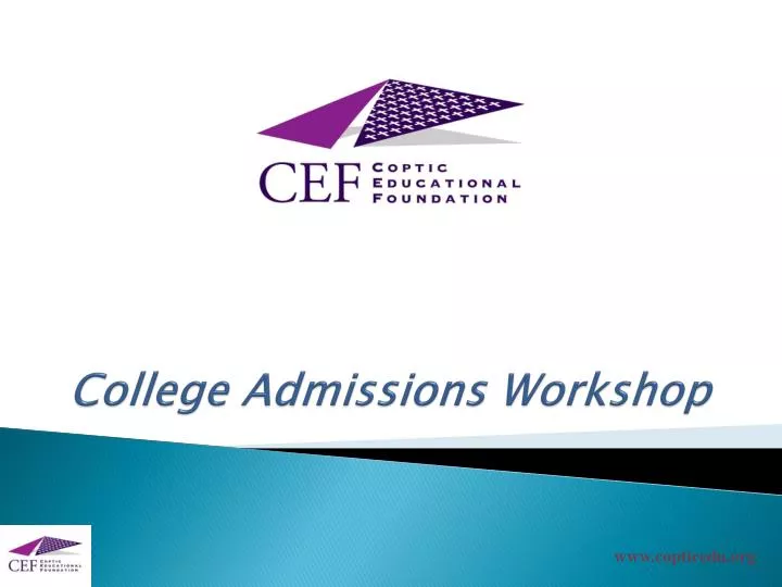 college admissions workshop