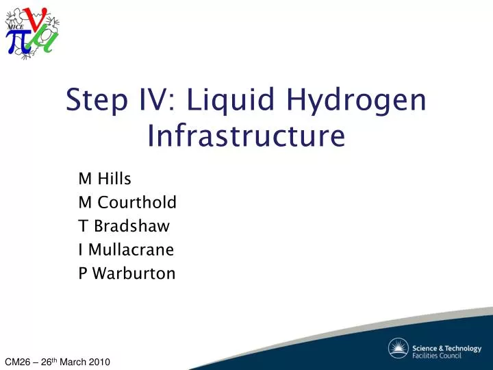 step iv liquid hydrogen infrastructure