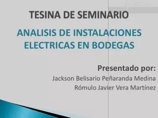 tesina de seminario