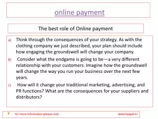 How to Choose a Right way for submitted online payment