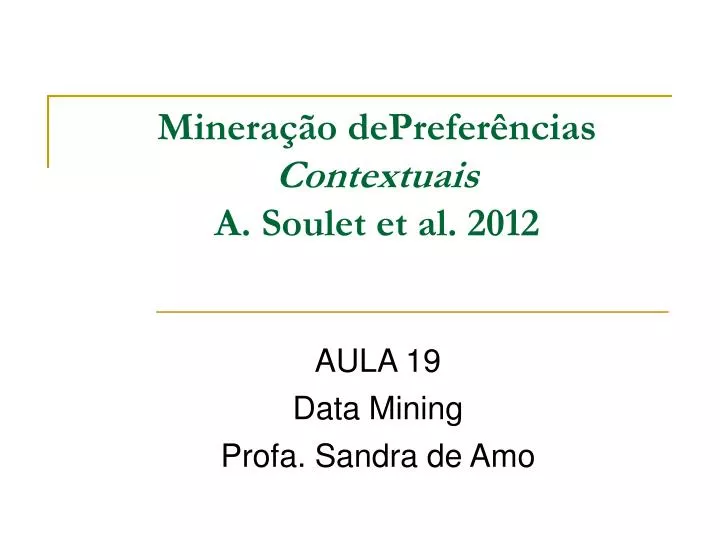 minera o deprefer ncias contextuais a soulet et al 2012