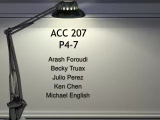 ACC 207 P4-7